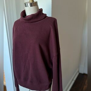 Z Supply cowl neck sweatshirt - burgundy